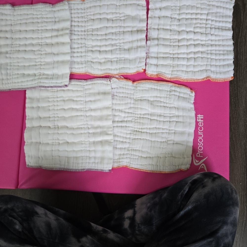 5 Clotheez Newborn Prefolds